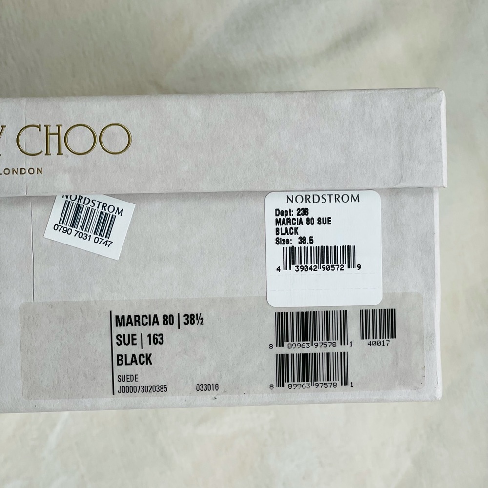🔶NIB Jimmy Choo Marcia 80 Suede Ankle Boot - Picture 12 of 14